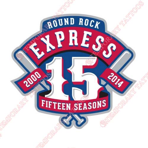 Round Rock Express Customize Temporary Tattoos Stickers NO.8219